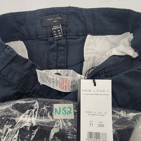 NWT New Look skinny fit chino in navy - Picture 8 of 8